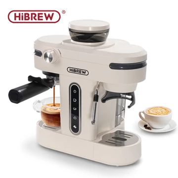 HiBREW H14 Barista Duo karos, mini kávéfőző beépített darálóval 