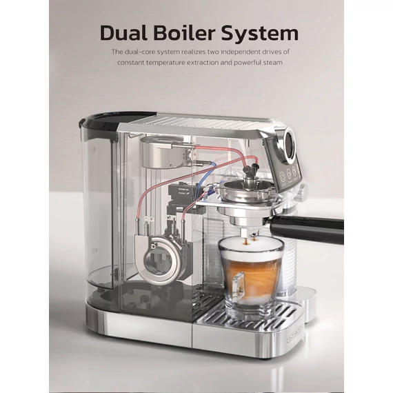 HiBREW H13A 3in1 Félautomata Espresso Cappuccino Latte Kávéfőző 