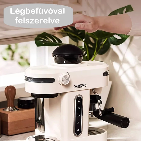 HiBREW H14 Barista Duo karos, mini kávéfőző beépített darálóval 