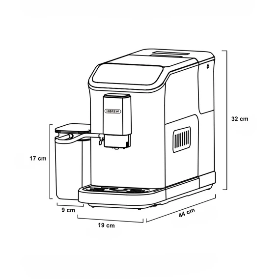 HiBREW H16 Automata Kávéfőző 