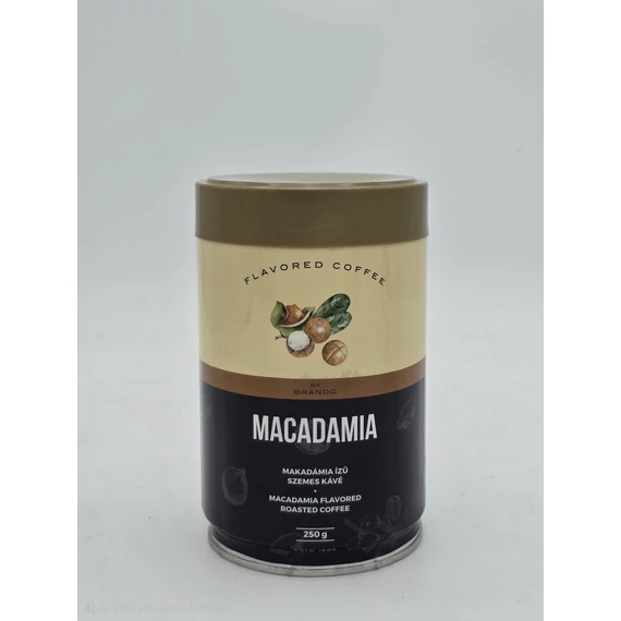 Makadámdiós ízesítésű szemes kávé 