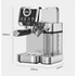 HiBREW H13A 3in1 Félautomata Espresso Cappuccino Latte Kávéfőző 