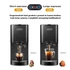 HiBREW H3A 5in1 multikapszulás fémházas kávéfőző 